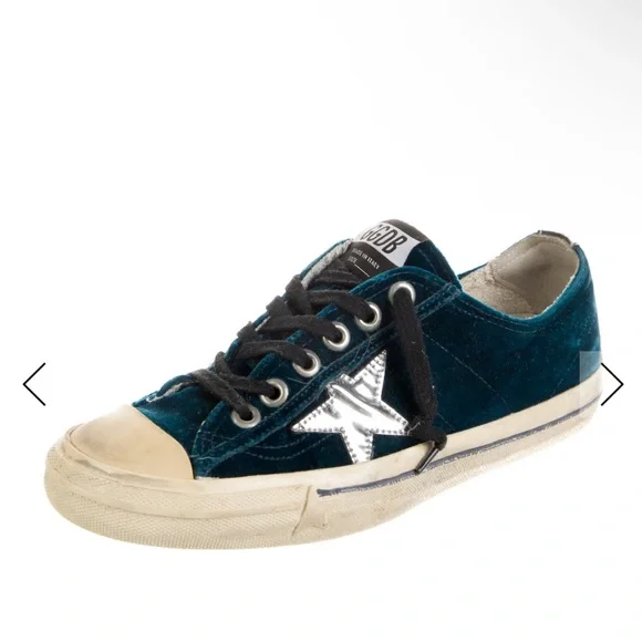 Golden Goose Sneakers velvet blue/green 8 - Picture 5 of 5